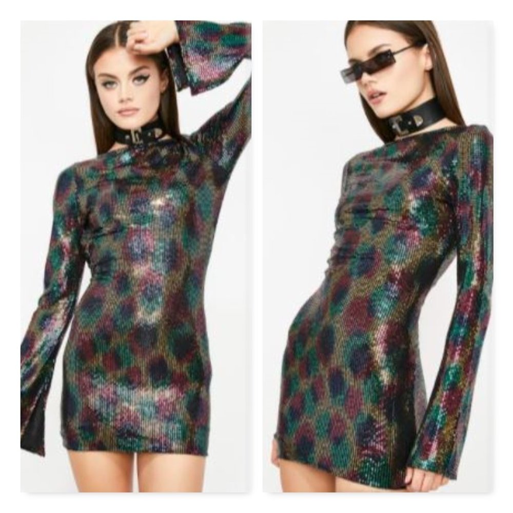 Spectrum Icon Sequin Dress